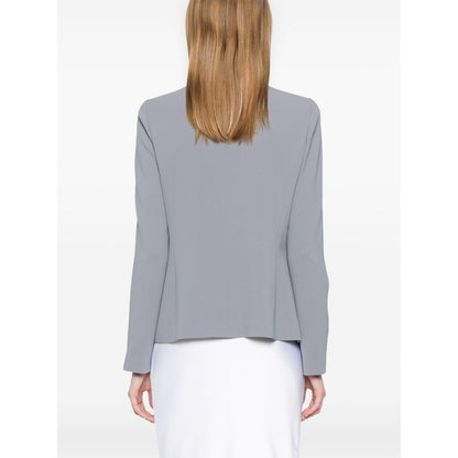 Emporio Armani Jacket in fluid woven fabric with pleats