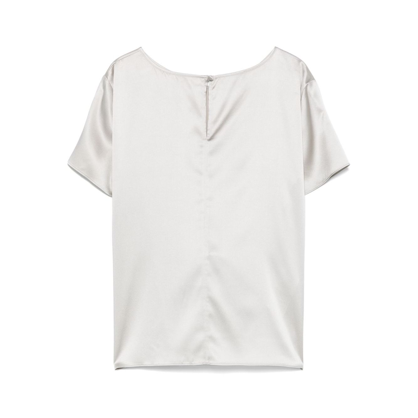 Emporio Armani crewneck silk top Topwear