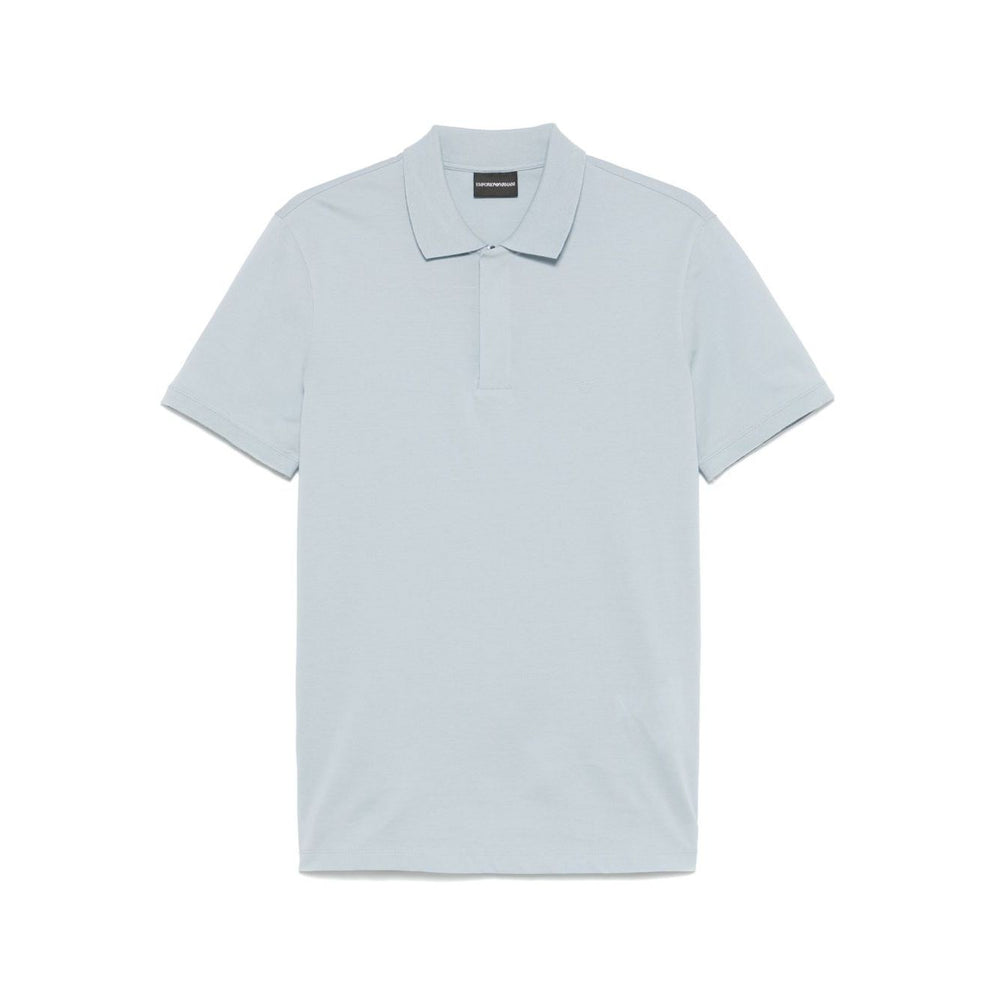 EMPORIO ARMANI CAPSULE T-shirts and Polos Clear Blue Topwear