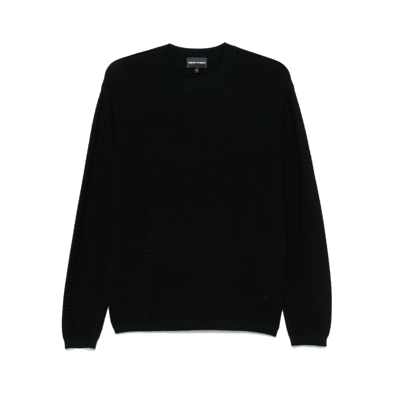 Emporio Armani Sweaters Blue Topwear