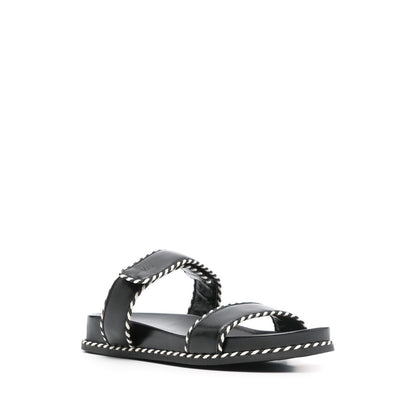 EMPORIO ARMANI EXCLUSIVE Emporio Armani Sandals with nappa strap and two-tone profiles