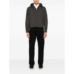 Emporio Armani Blouson with internal nylon bib jacquard all-over lettering