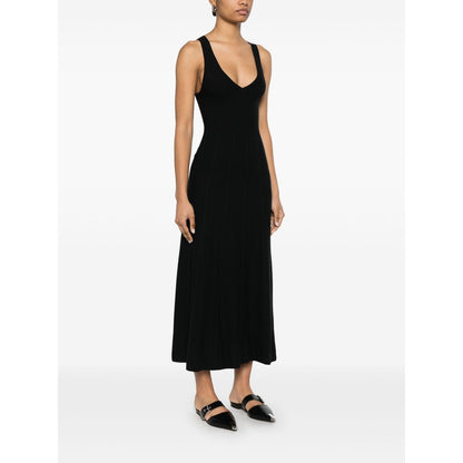 Emporio Armani Seamless, links-stitch knit long dress