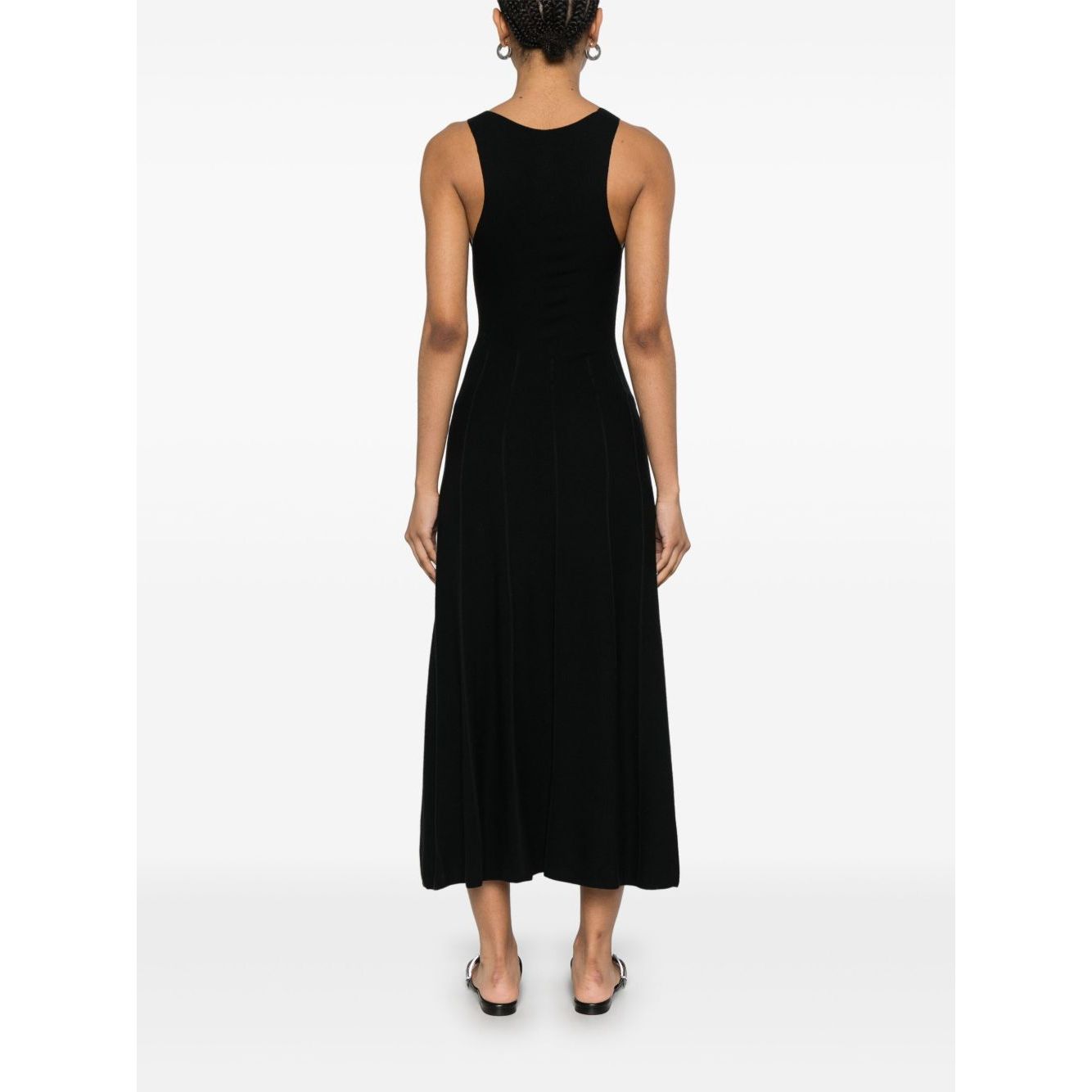 Emporio Armani Seamless, links-stitch knit long dress