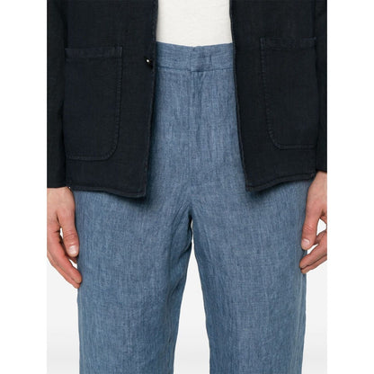 Emporio Armani Trousers Clear Blue