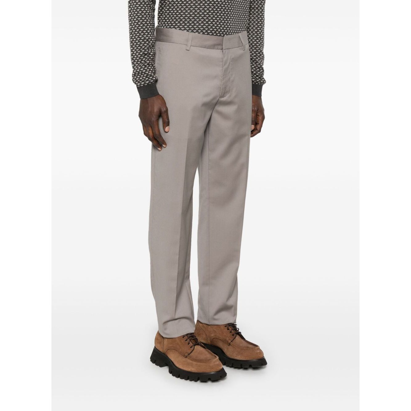 Emporio Armani Trousers Dove Grey