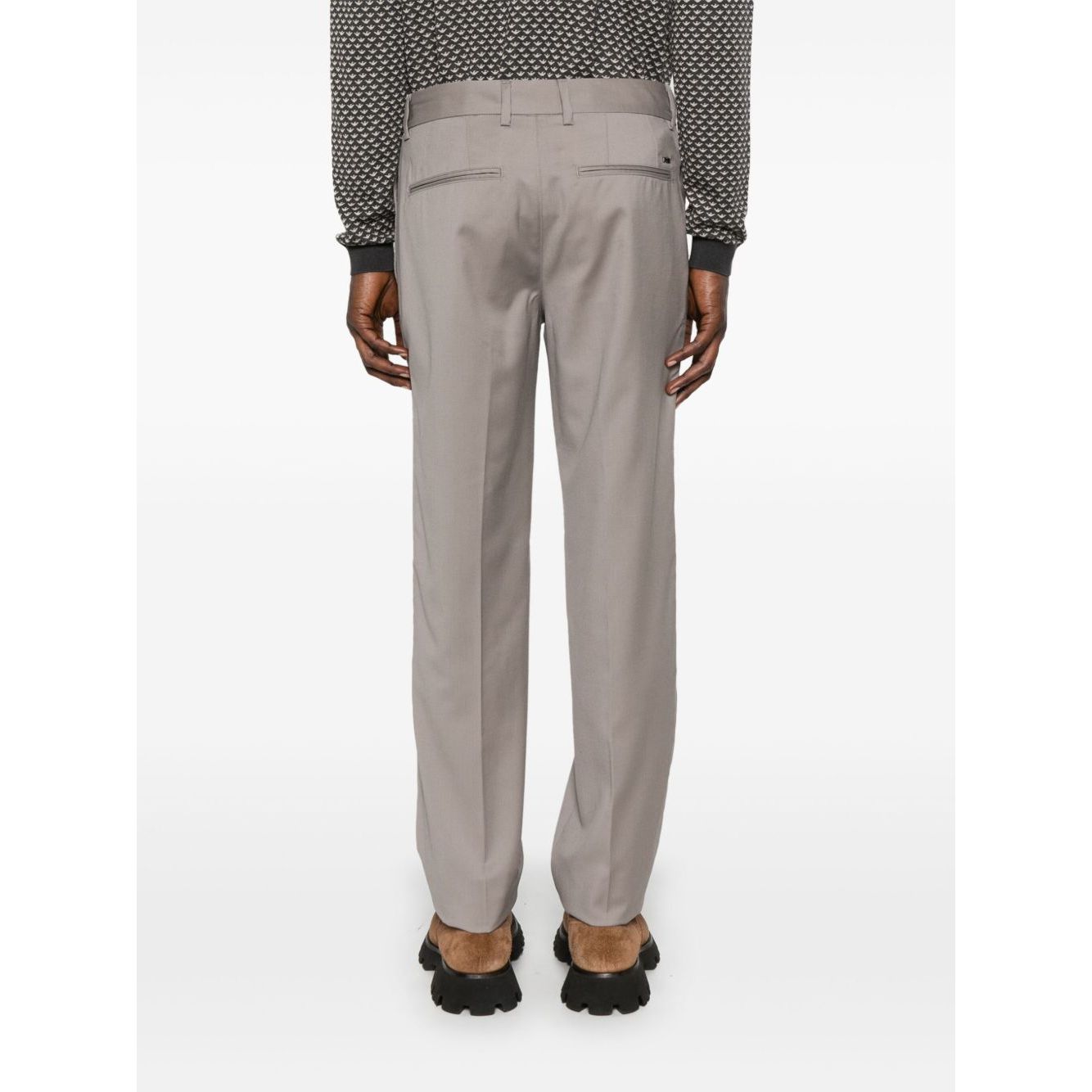 Emporio Armani Trousers Dove Grey