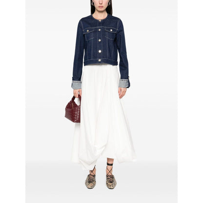 Emporio Armani Coats Blue