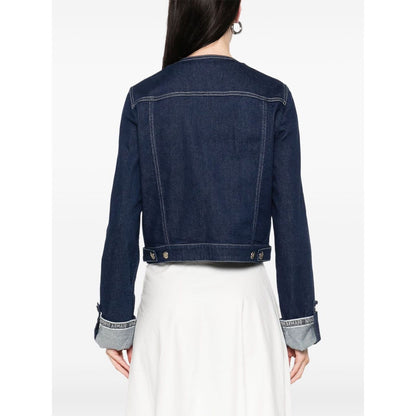 Emporio Armani Coats Blue