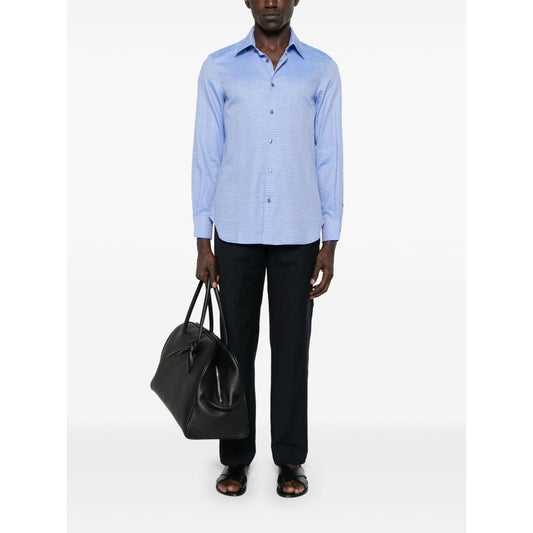 Emporio Armani Shirts Clear Blue EM001537AF14341F9060-P25