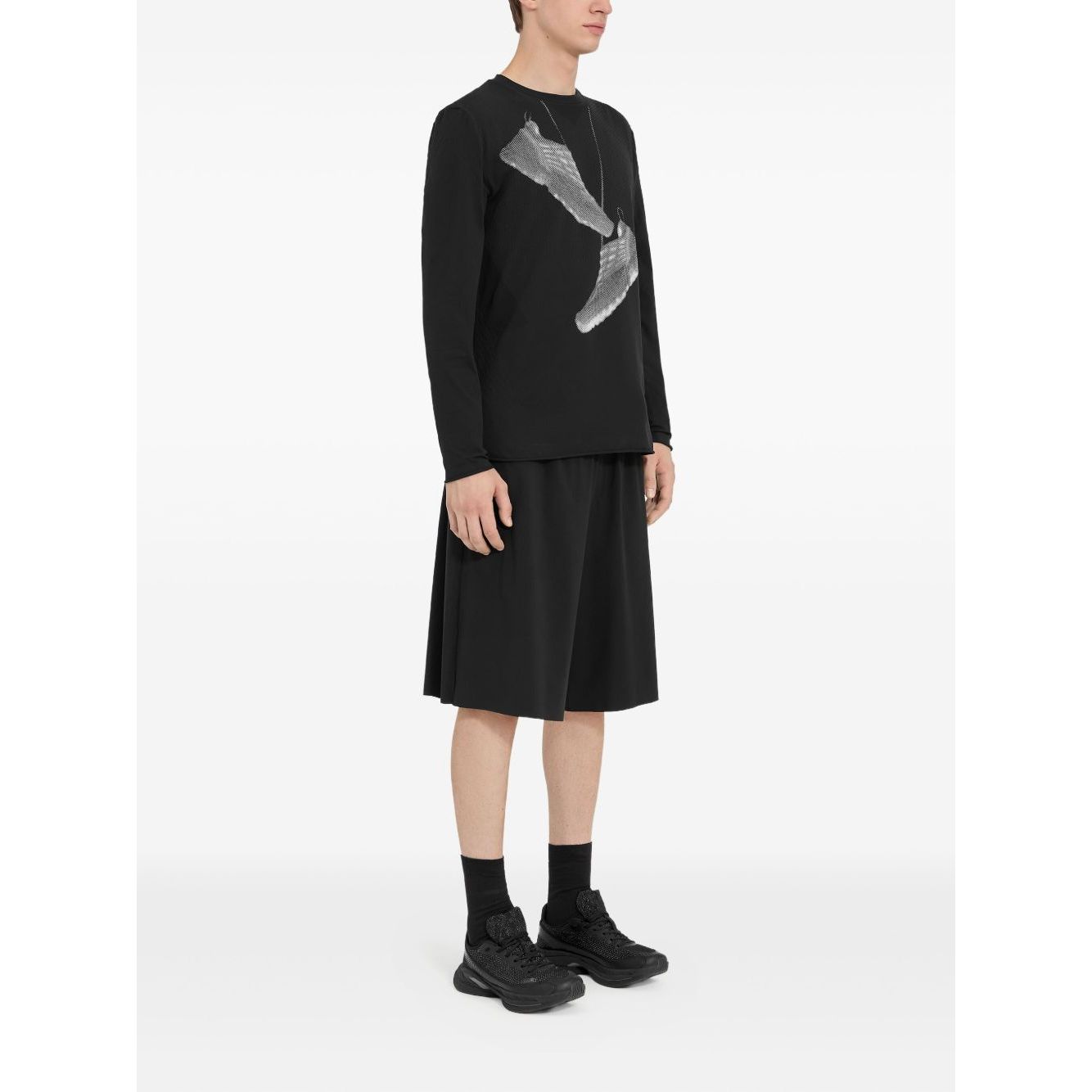 MM6 X SALOMON  T-shirts and Polos Black