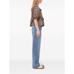 GANNI Top Brown