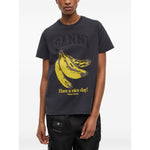 GANNI T-shirts and Polos Grey