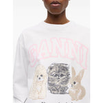GANNI Sweaters White