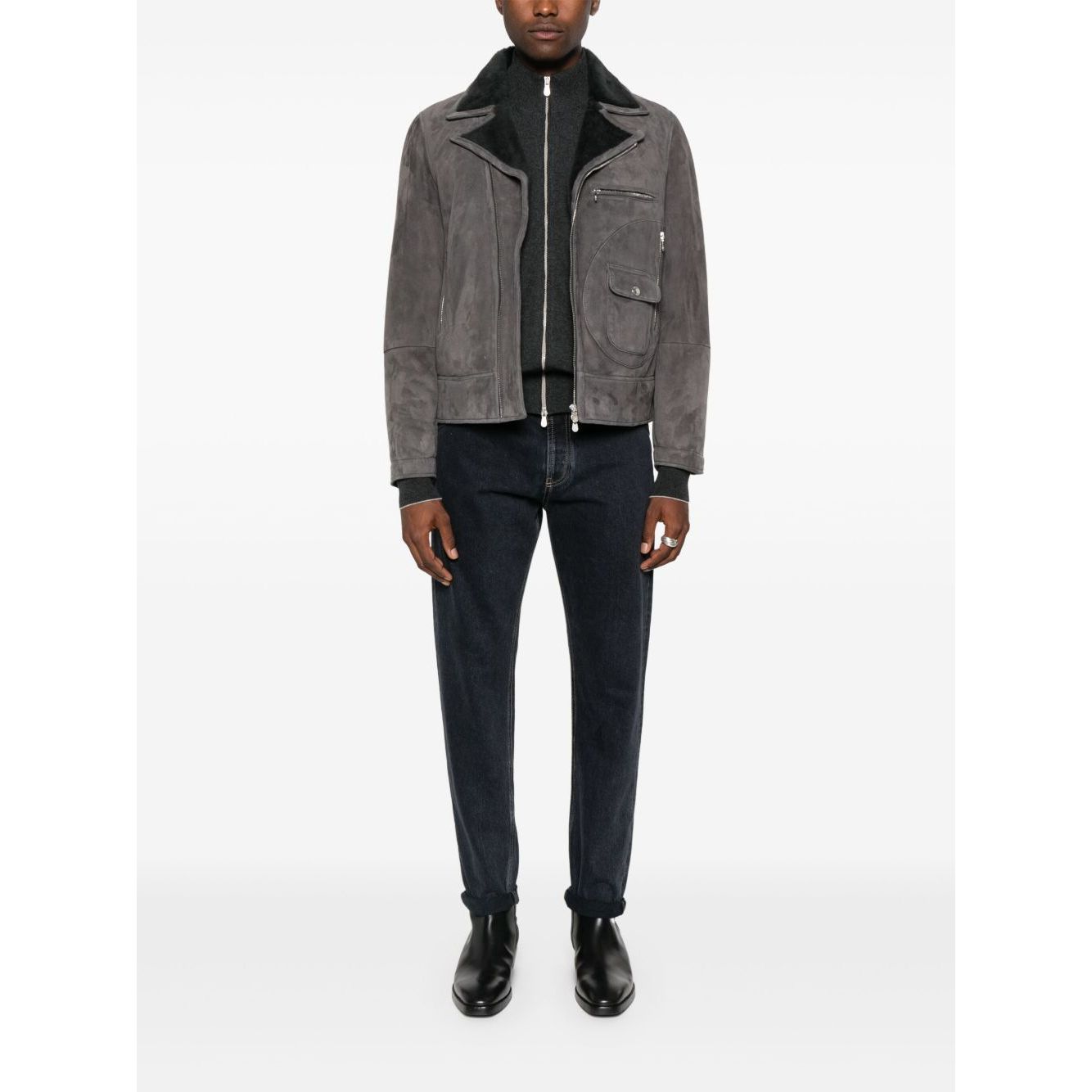 Brunello Cucinelli Sweaters Grey