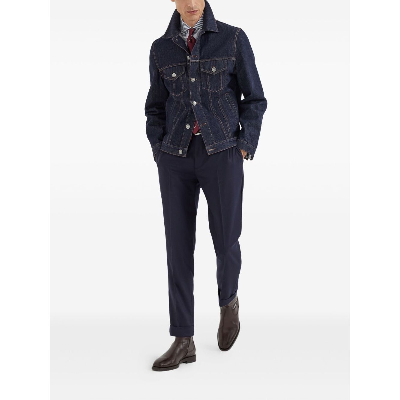 Brunello Cucinelli Shirts Blue