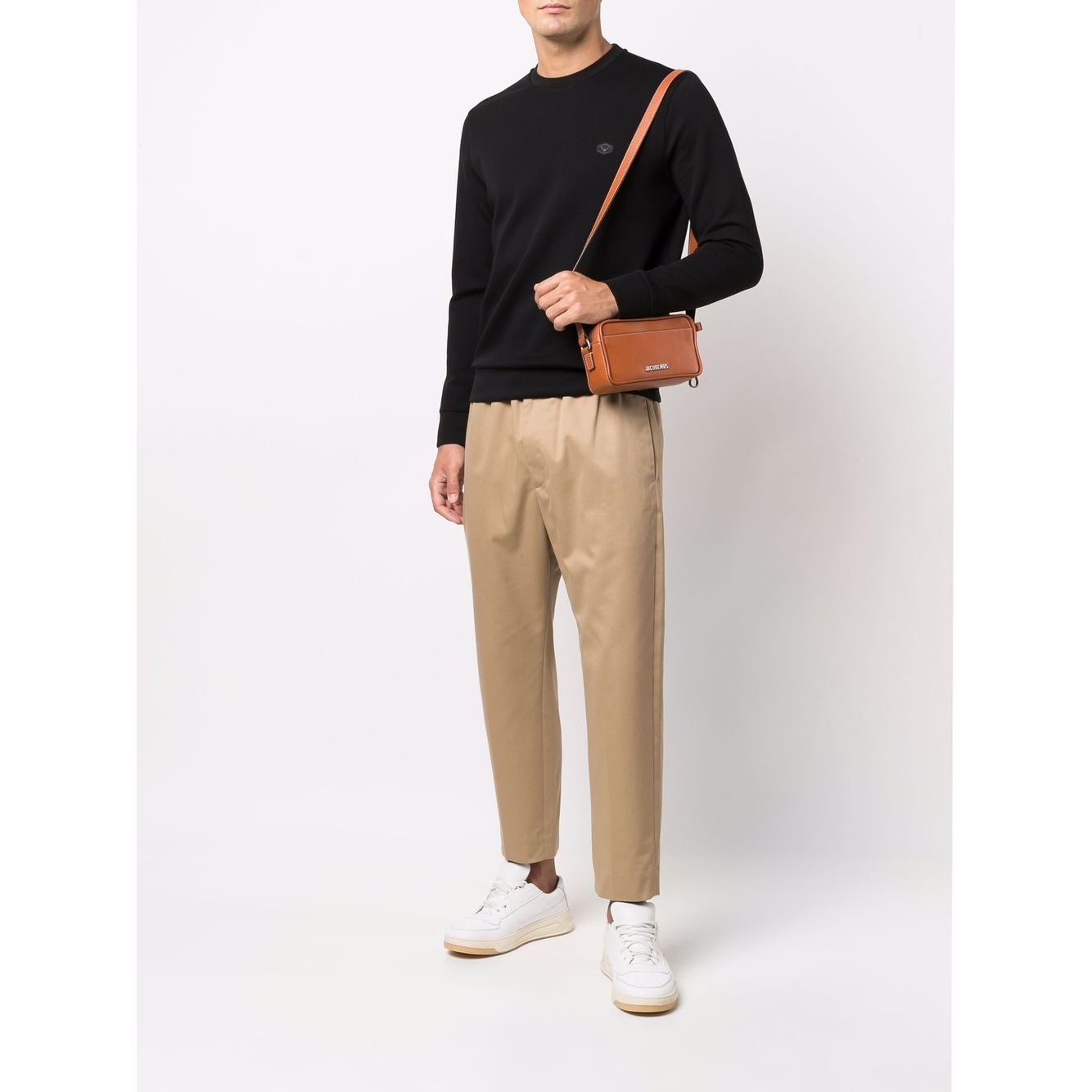 Emporio Armani Sweaters Black Topwear