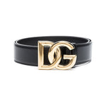 Dolce & Gabbana DG Logo leather belt