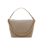Emporio Armani Medium leather hobo bag with chain Handbag