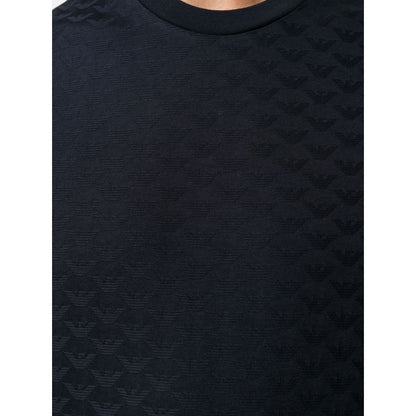 Emporio Armani T-shirts and Polos Blue Topwear