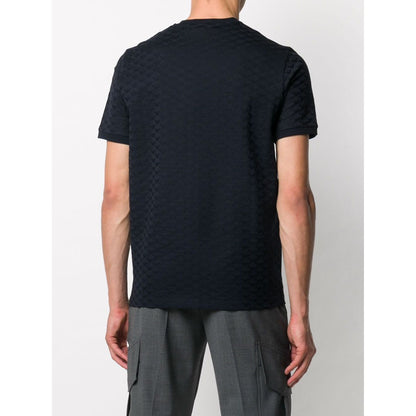 Emporio Armani T-shirts and Polos Blue Topwear