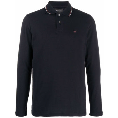 Emporio Armani T-shirts and Polos Blue Topwear