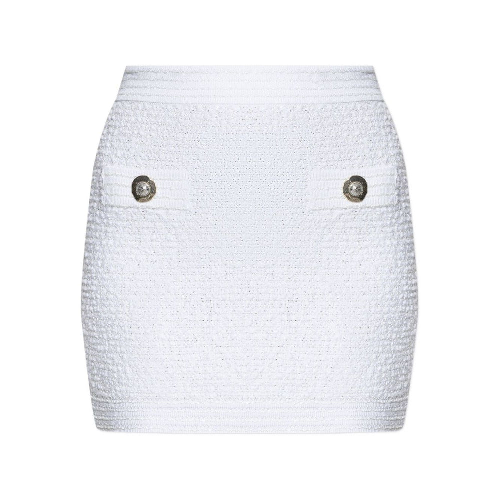 Balmain Tweed Mini Skirt