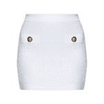Balmain Tweed Mini Skirt