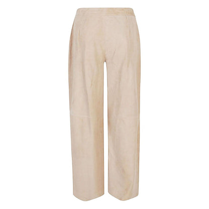 Via Masini 80 Trousers Beige