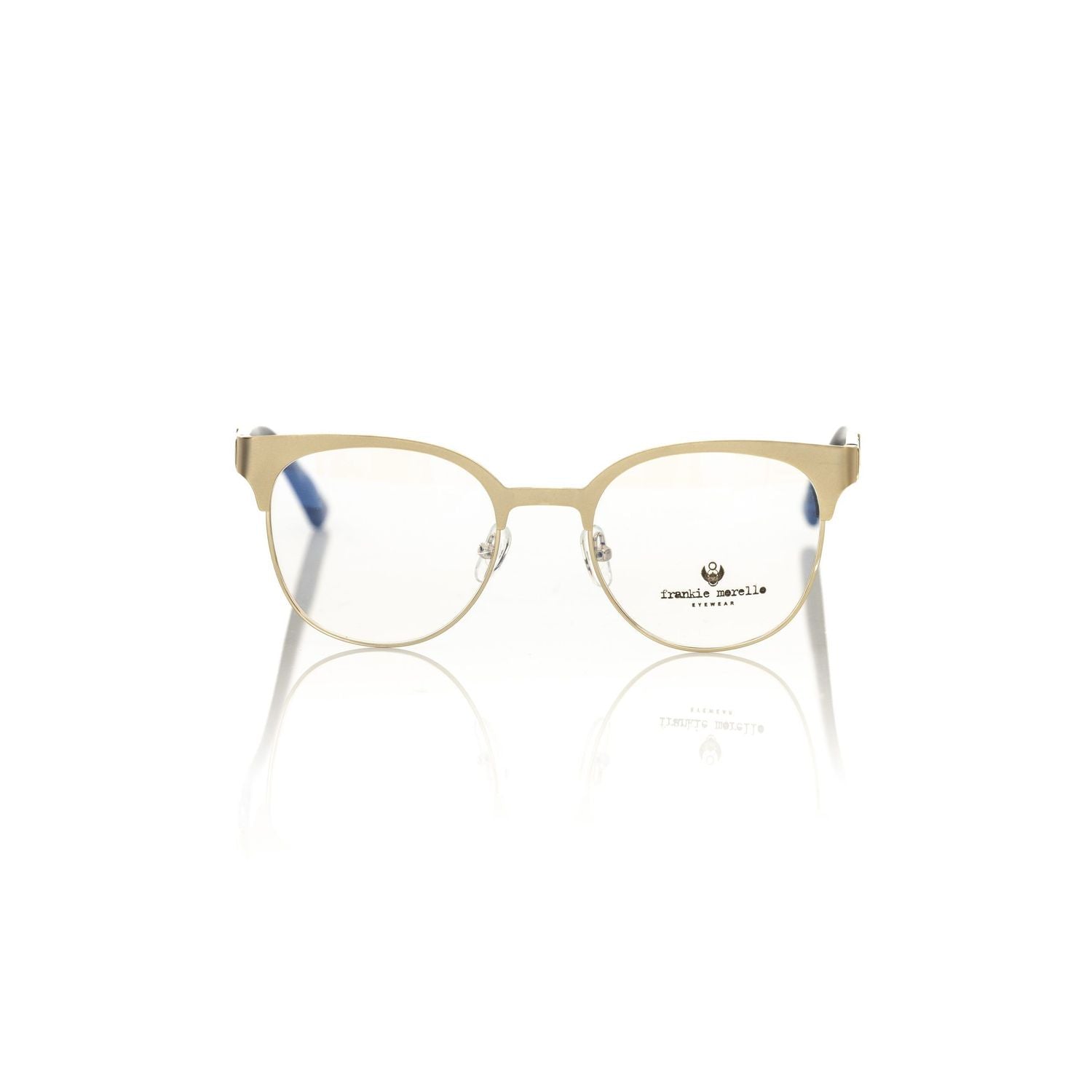 Frankie Morello Gold Metallic Women's Eyeglass Frame