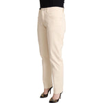 Dolce & Gabbana White Cotton Skinny Denim Women Jeans Pants