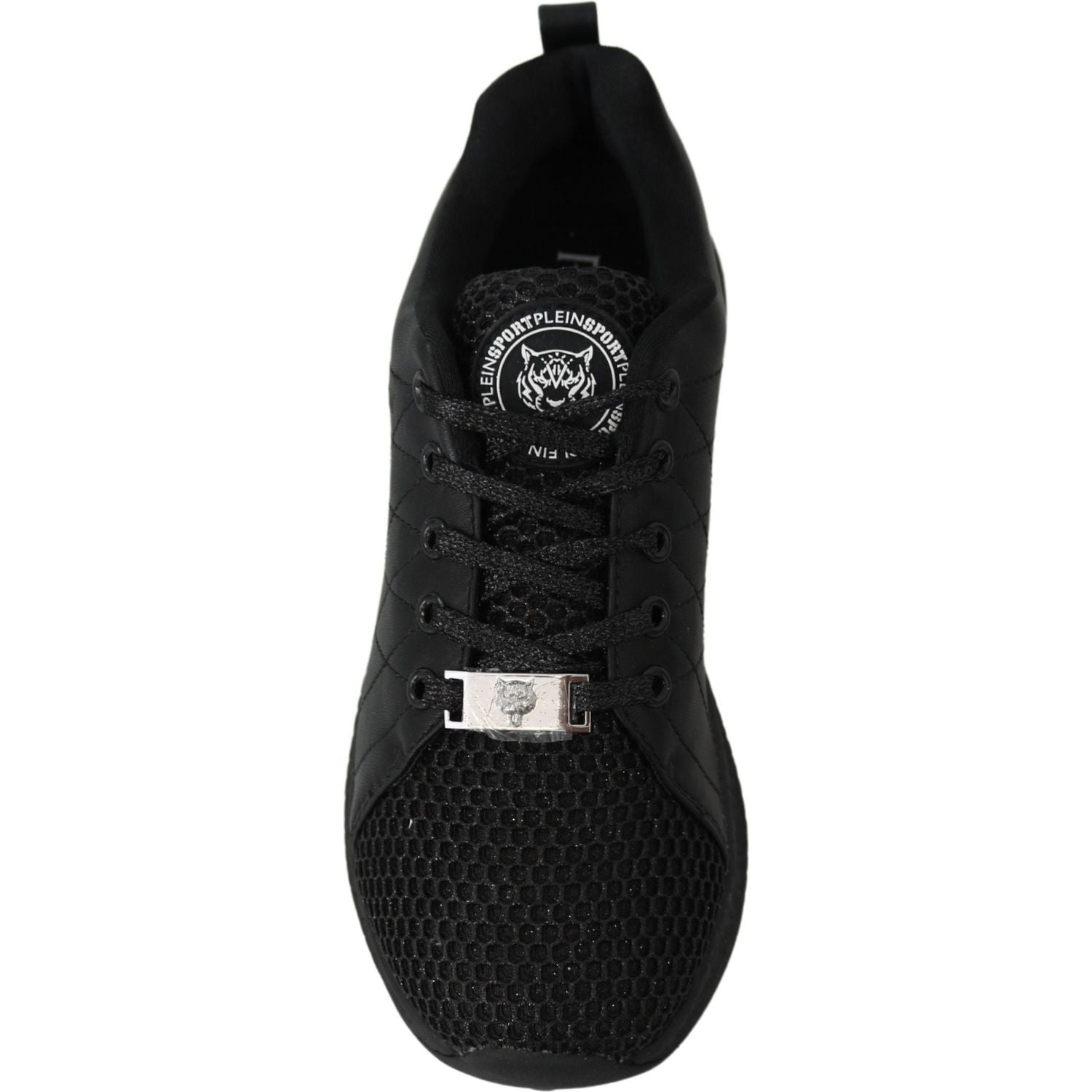 Plein Sport Exquisite Black Runner Gisella Sports Sneakers