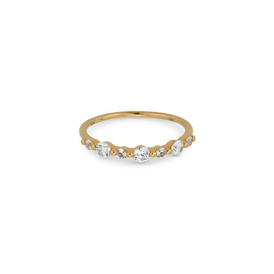 24KAE JEWELS JEWELRY Mod. 12456Y/56 gold ring with diamonds