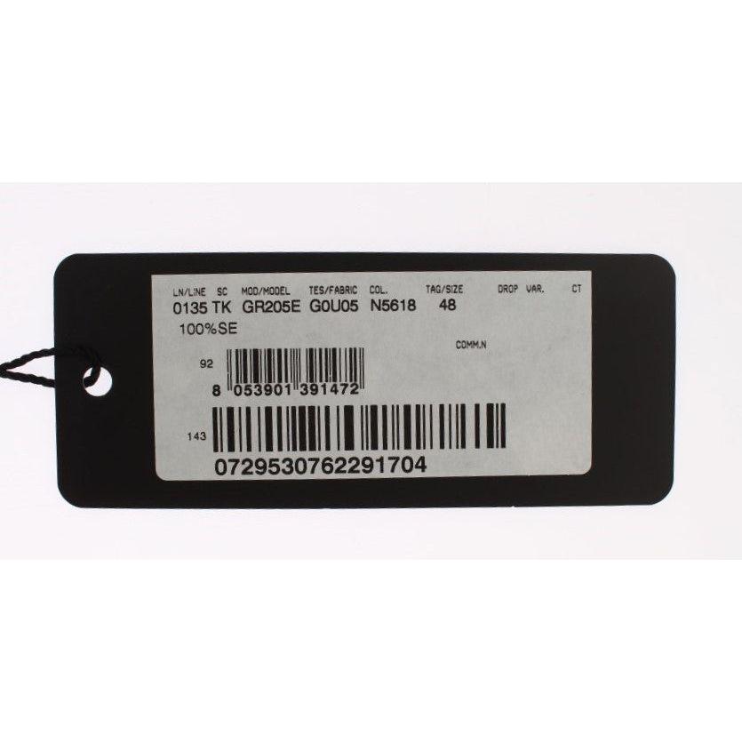 Dolce & Gabbana Gray Waist Belt Silk Cummerbund