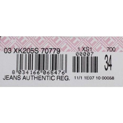 Acht Blue Cotton Regular Straight Fit Jeans Jeans & Pants