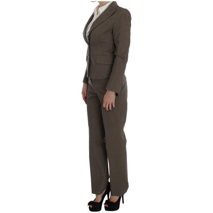 BENCIVENGA Beige Wool Cotton Suit