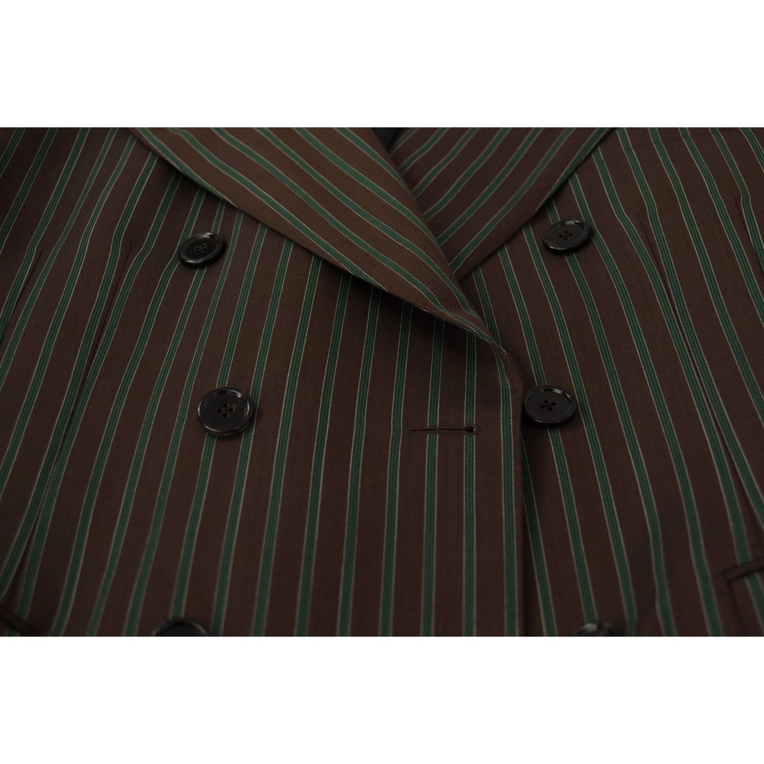 Dolce & Gabbana Multicolor Stripes Double Breasted Blazer