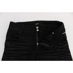 Costume National Black Cotton Slouchy Slims Fit Jeans Jeans & Pants