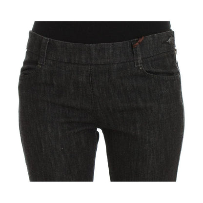 Ermanno Scervino Blue Cotton Slim Fit Denim Jeans