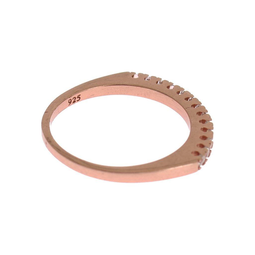 Nialaya Red Gold 925 Silver Ring Ring