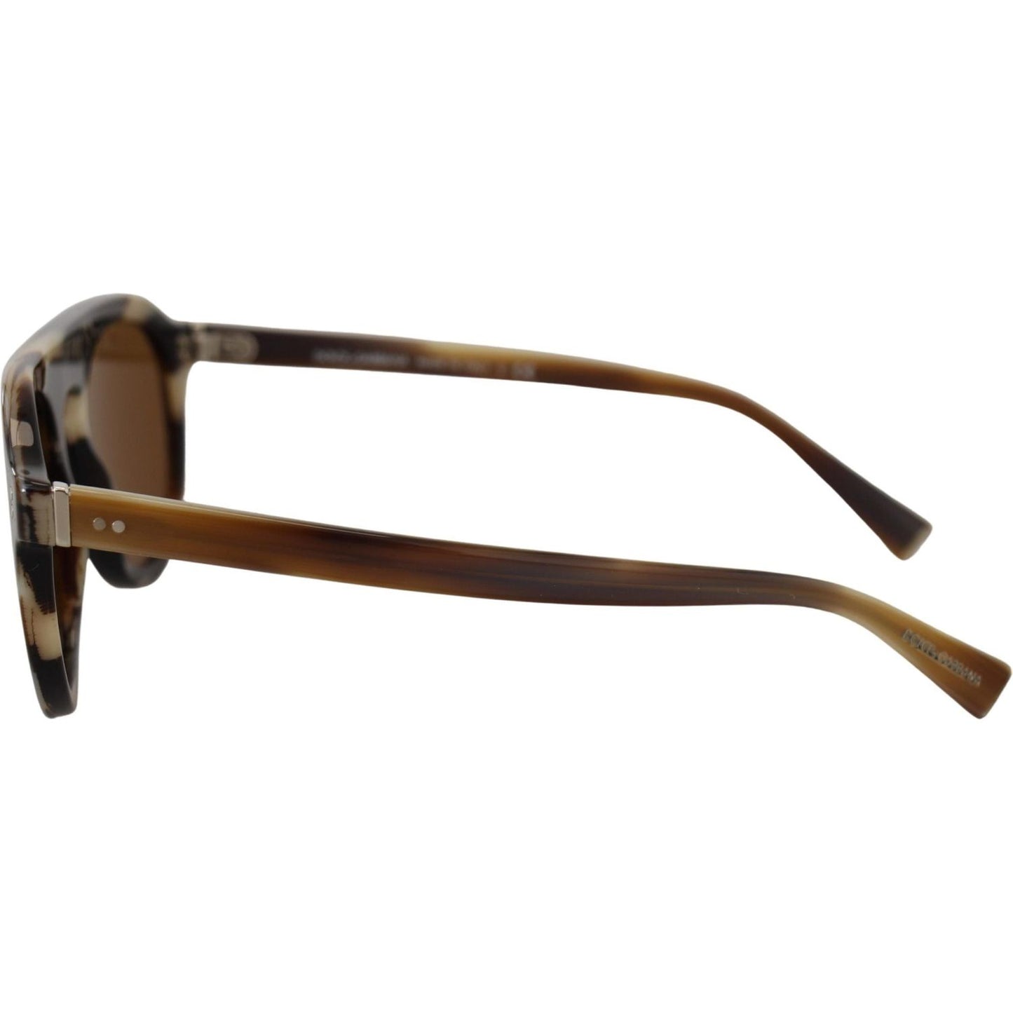 Dolce & Gabbana Brown Tortoise Oval Full Rim Eyewear DG4306 Sunglasses