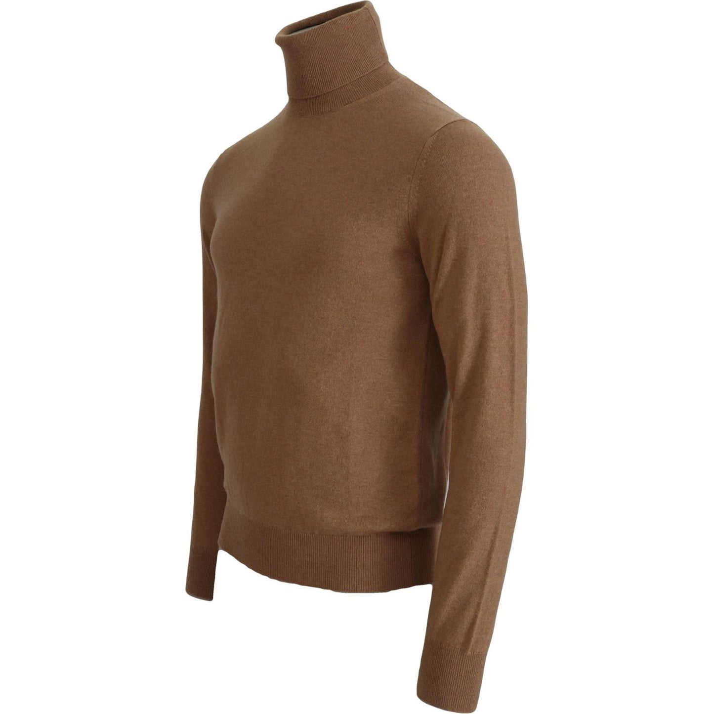 Dolce & Gabbana Beige Cashmere Turtleneck Pullover Sweater MAN SWEATERS