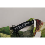 Dolce & Gabbana Crew-neck Cotton Top Blouse Fruit T-shirt
