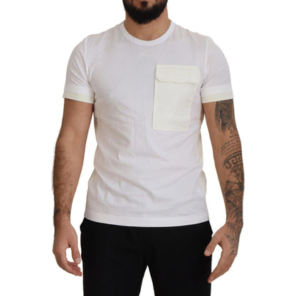 Dolce & Gabbana White Flap Pocket Short Sleeves T-shirt