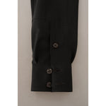 Dolce & Gabbana Dark Green Cotton Slim Fit Casual Men Shirt