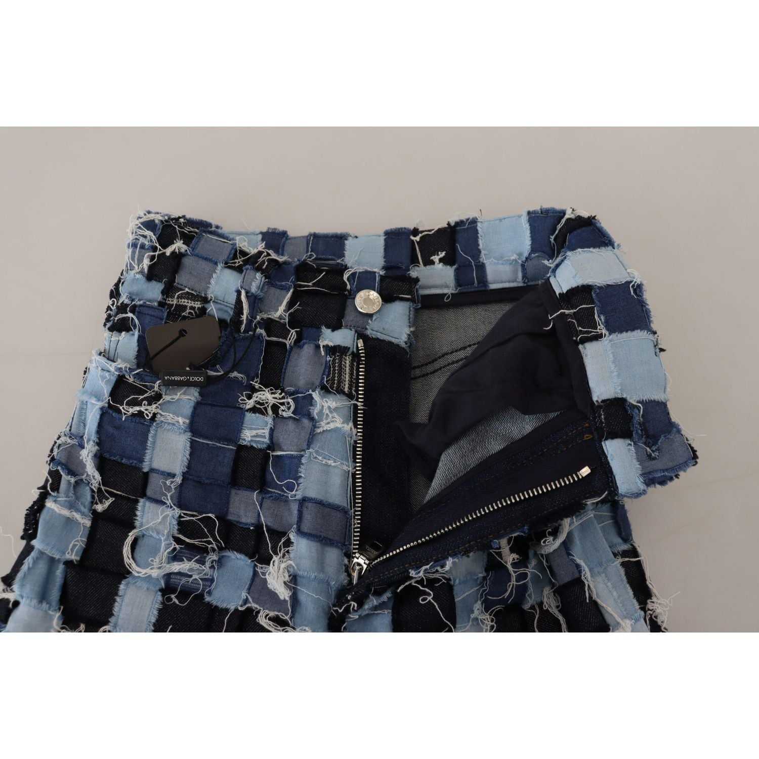 Dolce & Gabbana Multicolor Patchwork Cotton Denim Jeans