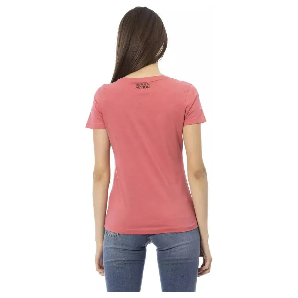 Trussardi Action Multicolor Cotton T-Shirt
