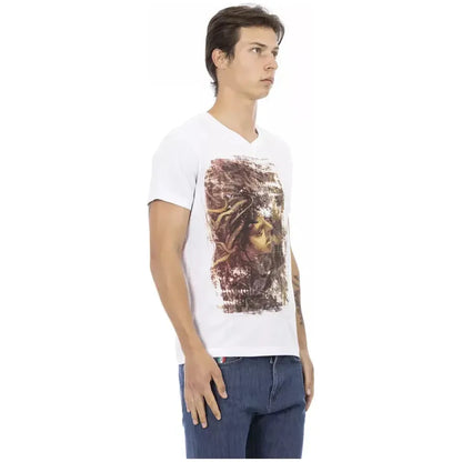 Trussardi Action White Cotton T-Shirt