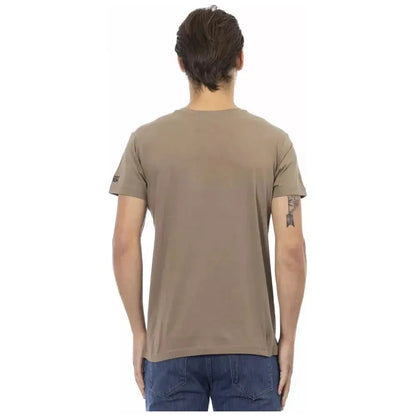 Trussardi Action Brown Cotton Men's T-Shirt