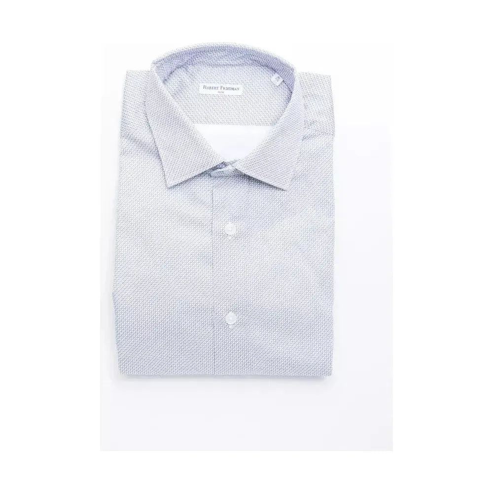 Robert Friedman Light Blue Cotton Shirt